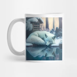 Snow Fox #003 Mug